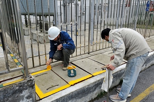 寶鼎山風電場開展“亮化場區(qū)，消除隱患”團青志愿服務活動