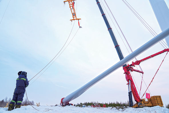 黑龍江風電項目運行建設“兩頭熱”