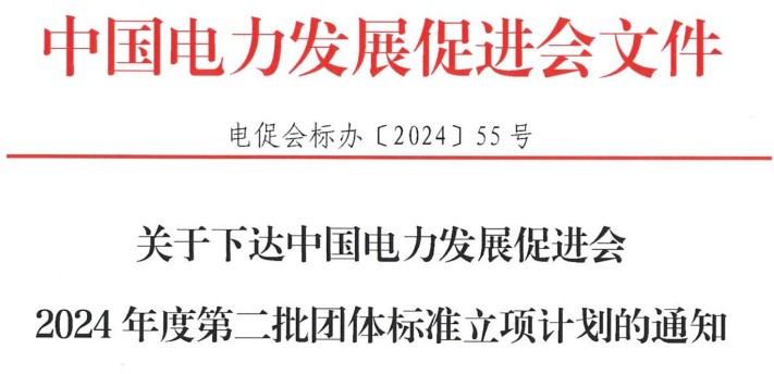 關(guān)于下達(dá)中國電力發(fā)展促進(jìn)會2024年度第二批團(tuán)